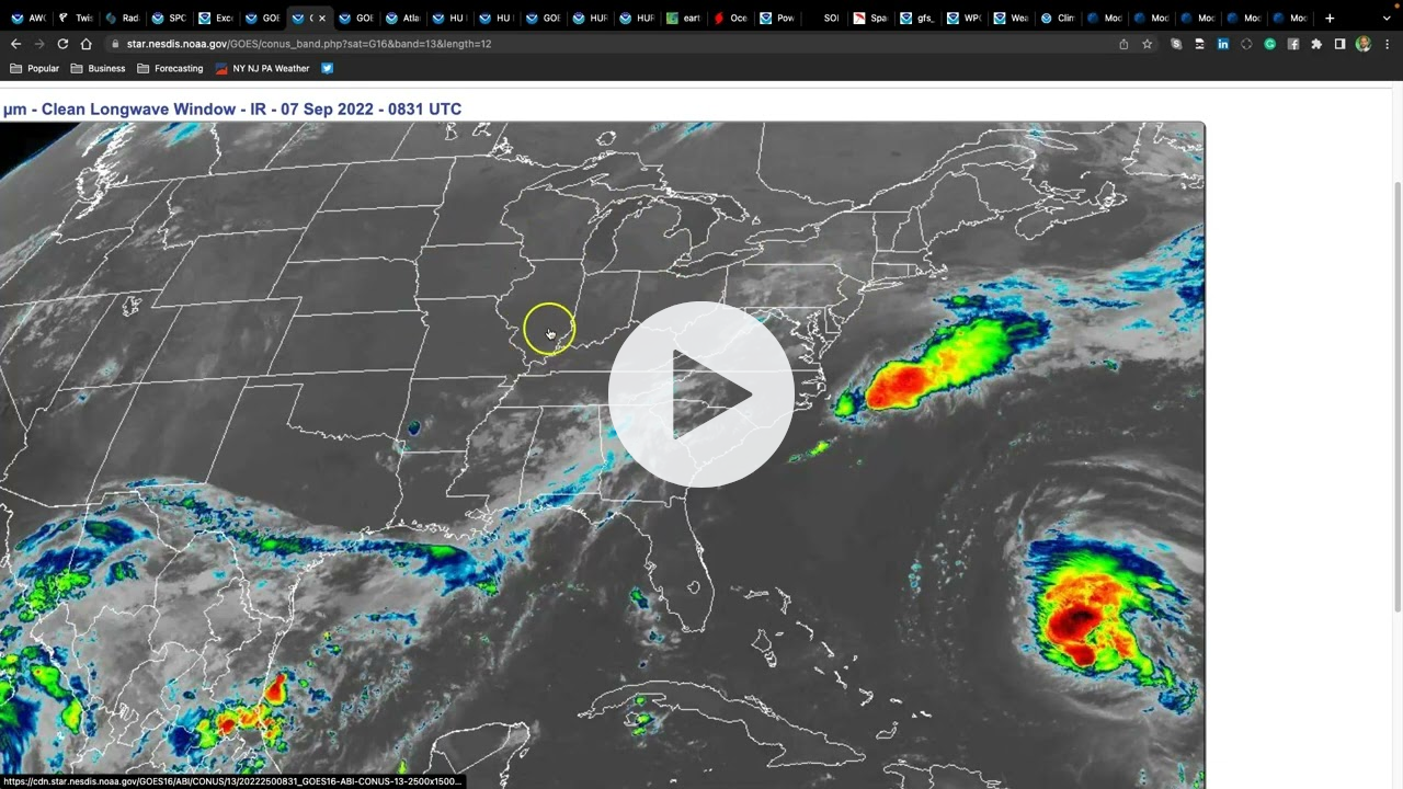Maritime Airmass Producing Lingering Showers