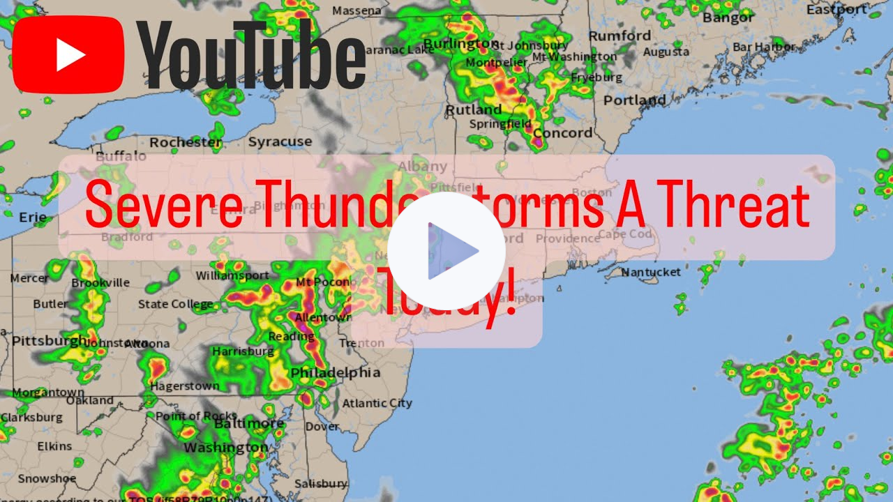 Severe Thunderstorms A High Threat Today