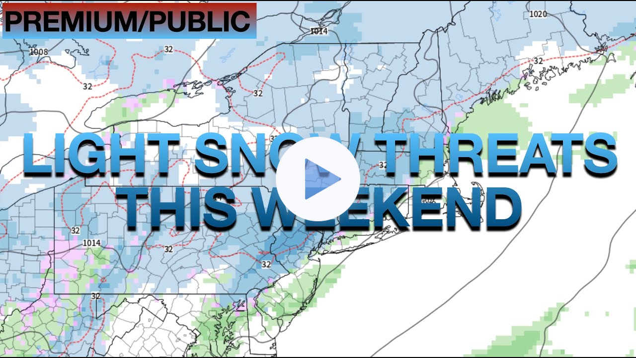 Light Snow Threats This Weekend