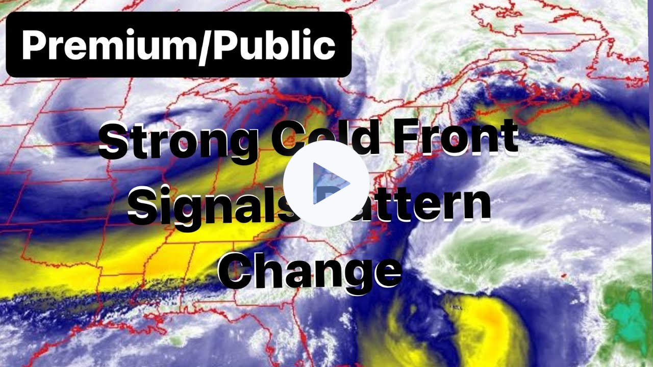 Strong Cold Front Signals Pattern Change
