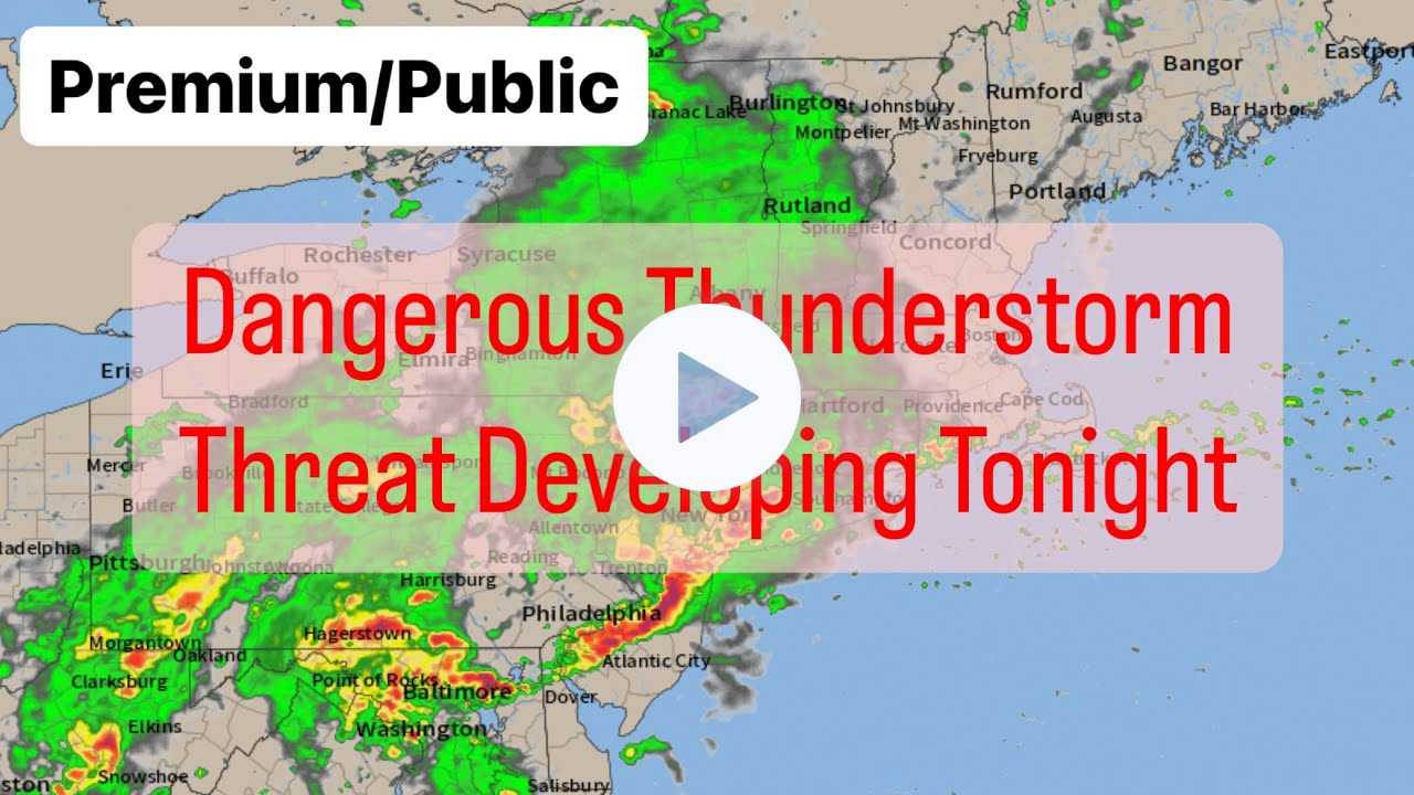 Dangerous Thunderstorm Threat Developing Tonight