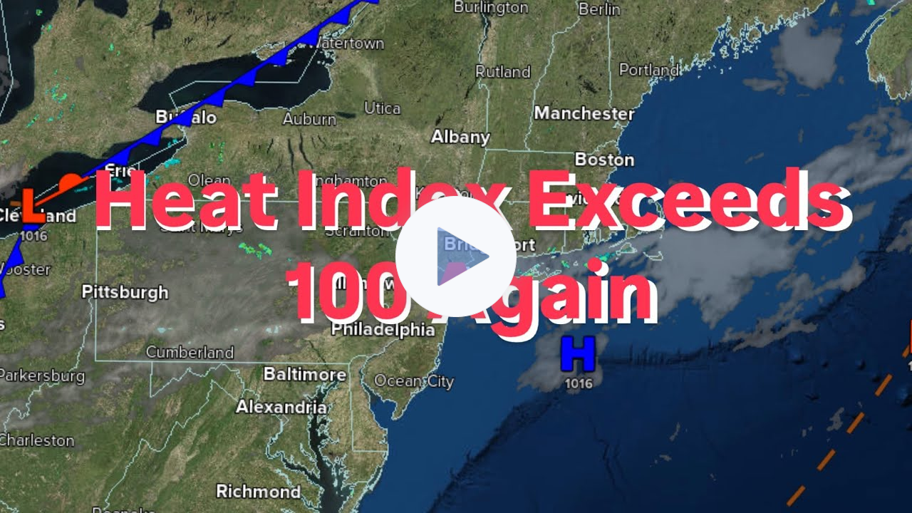 Heat Index Exceeds 100 Again