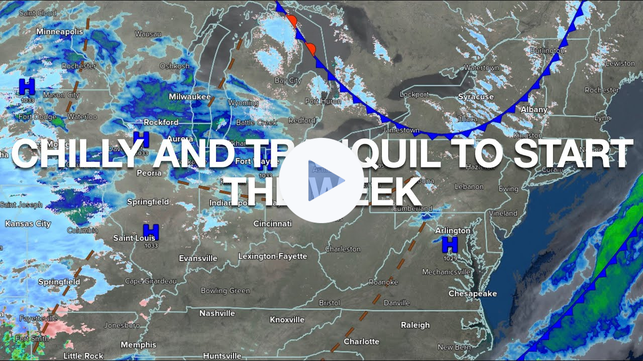 Chilly And Tranquil To Start The Week