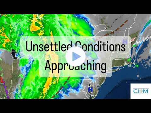 Unsettled Conditions Approaching