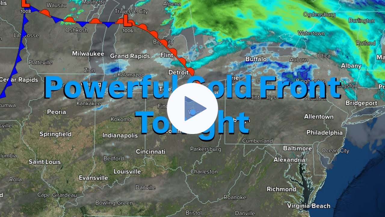 Powerful Cold Front Tonight