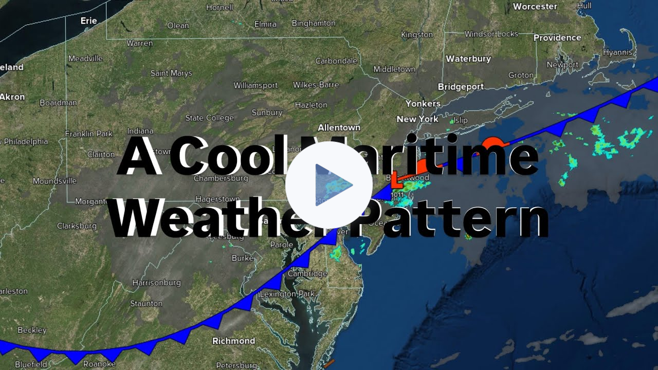 A Cool Maritime Weather Pattern