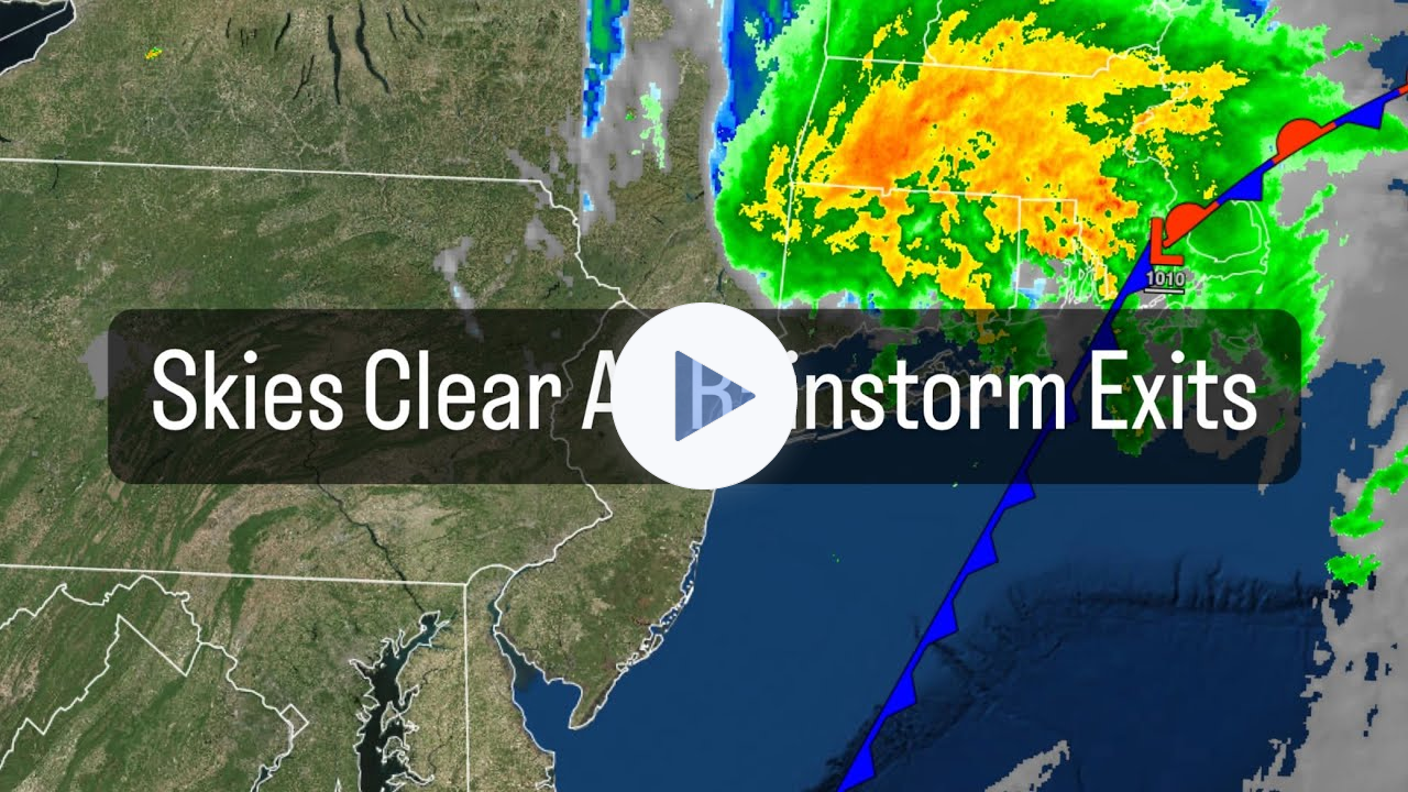 Skies Clear As Rainstorm Exits