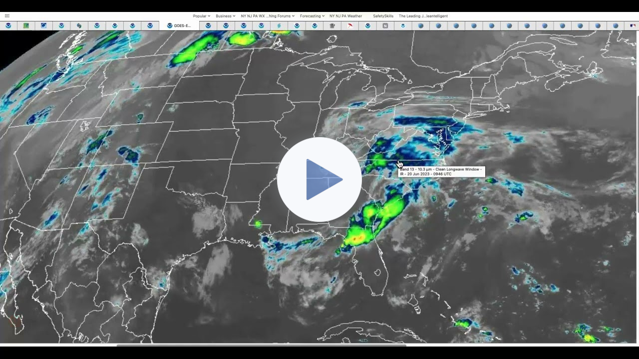 An Unsettled Weather Pattern Develops