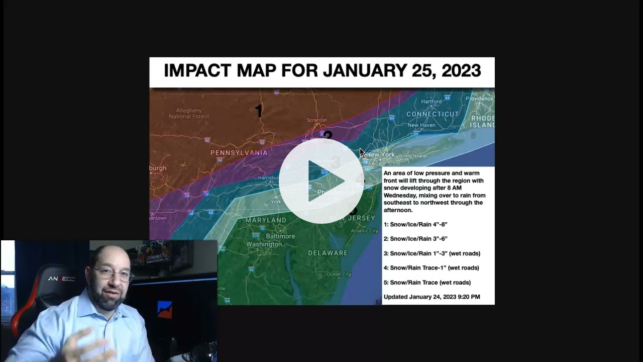 Wintry Precipitation Begins To Invade