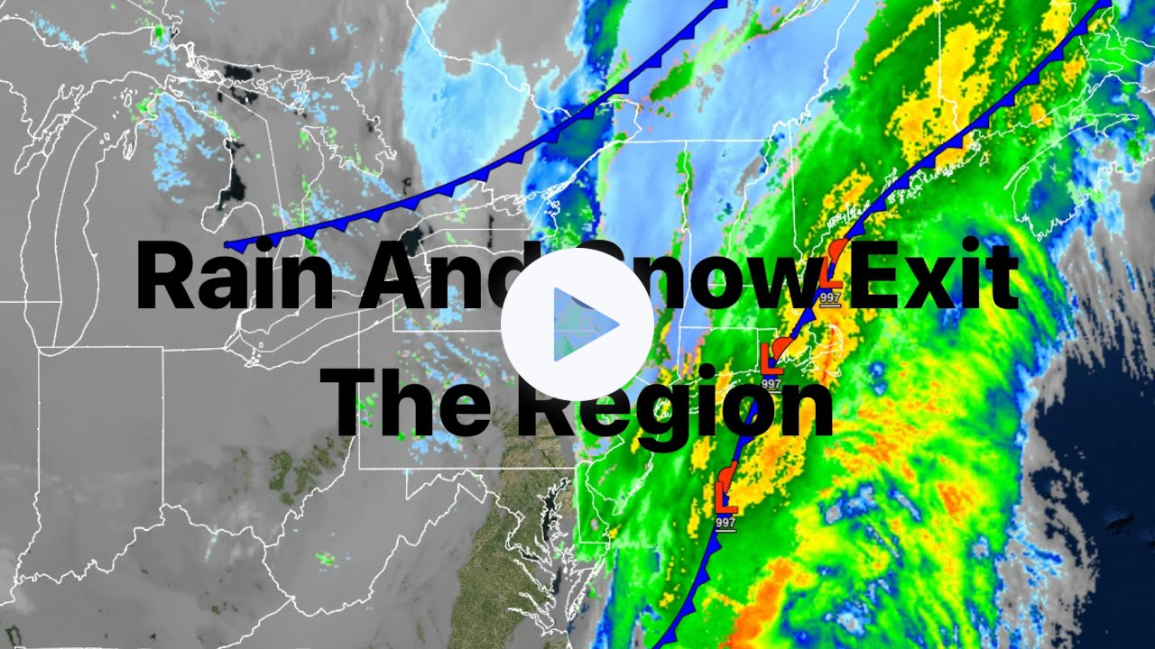 Rain And Snow Exit The Region