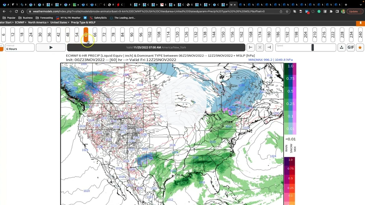 Excellent Weather For Thanksgiving!