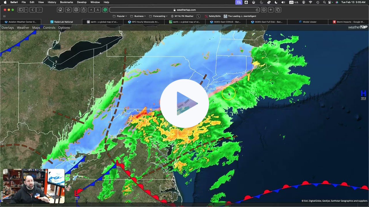 Live Update Of The February 13, 2024 Winter Storm 5 AM