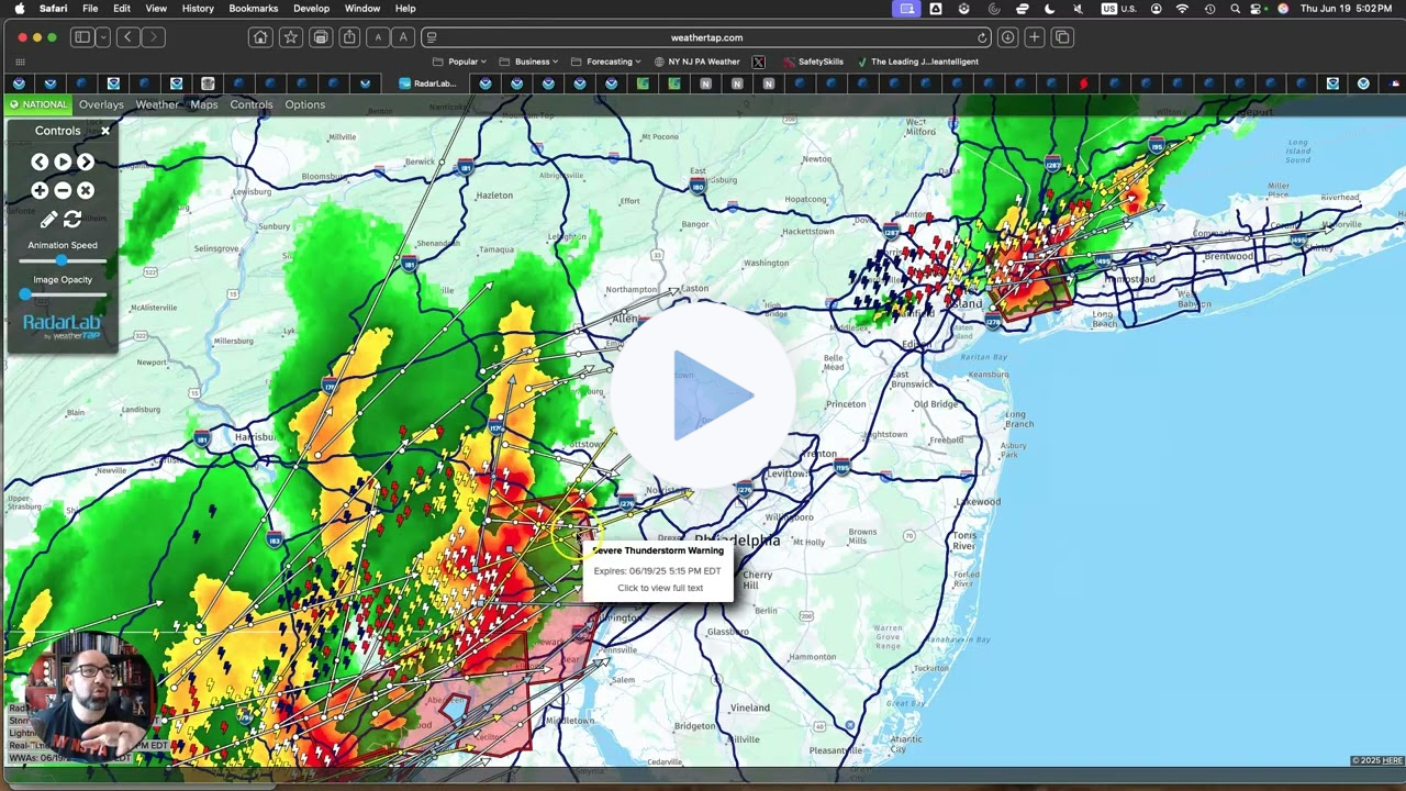 Severe Threat Analysis For June 19, 2025, 5 PM