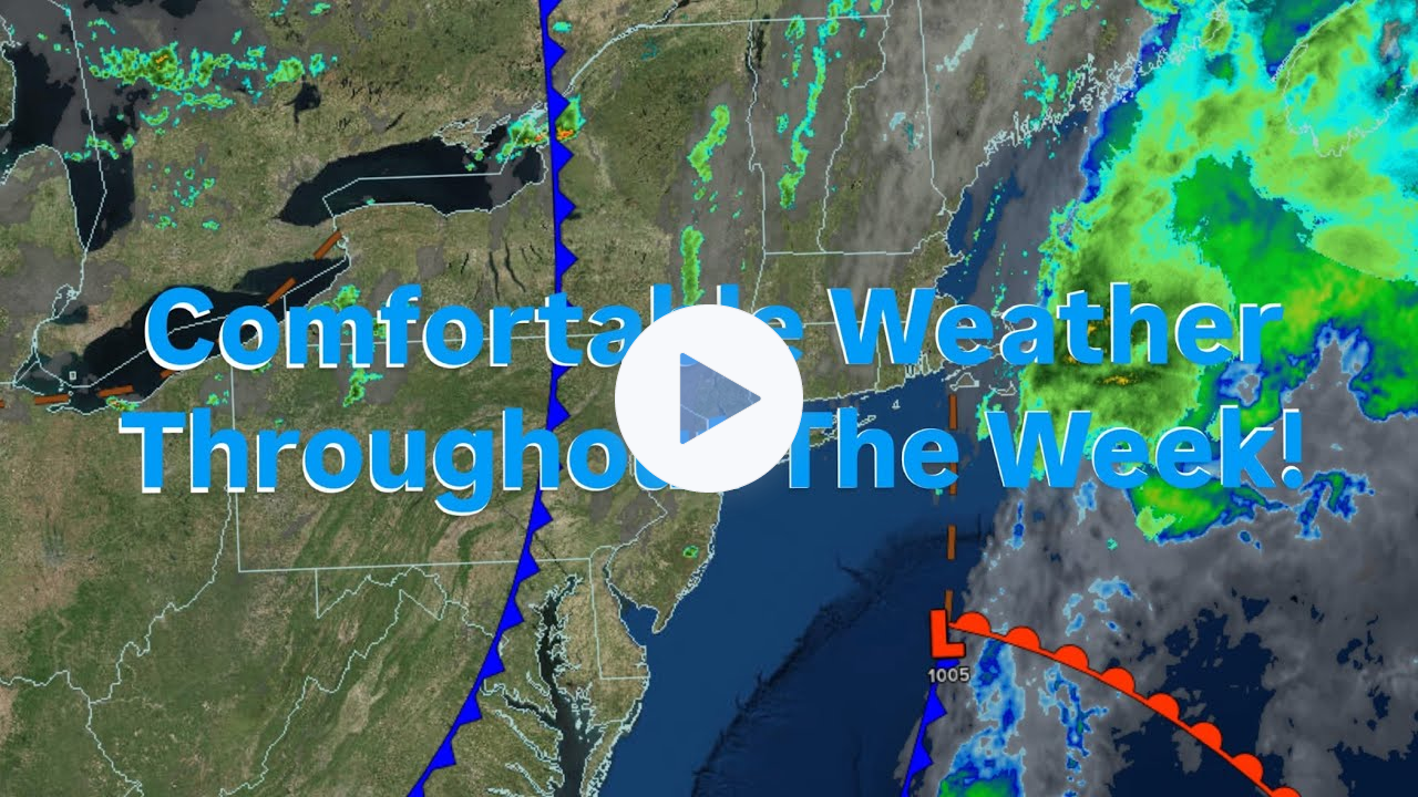Comfortable Weather Throughout The Week!