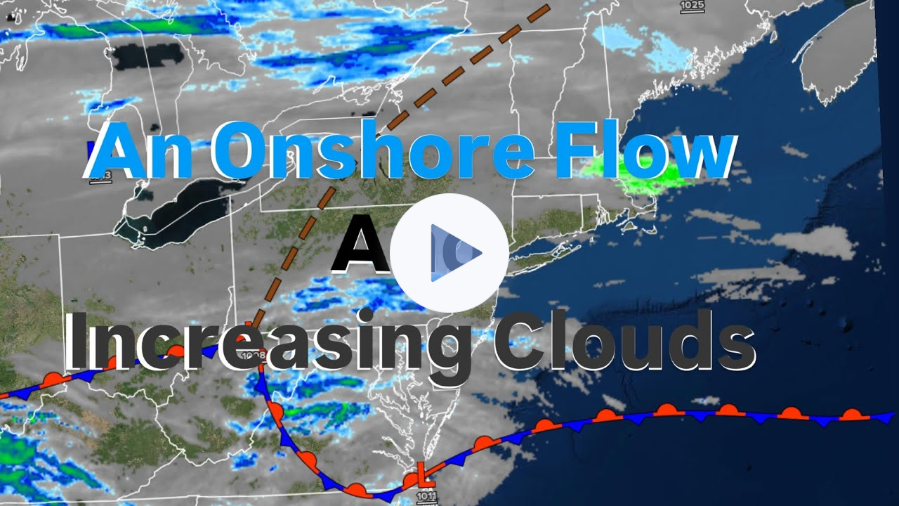 An Onshore Flow And Increasing Clouds