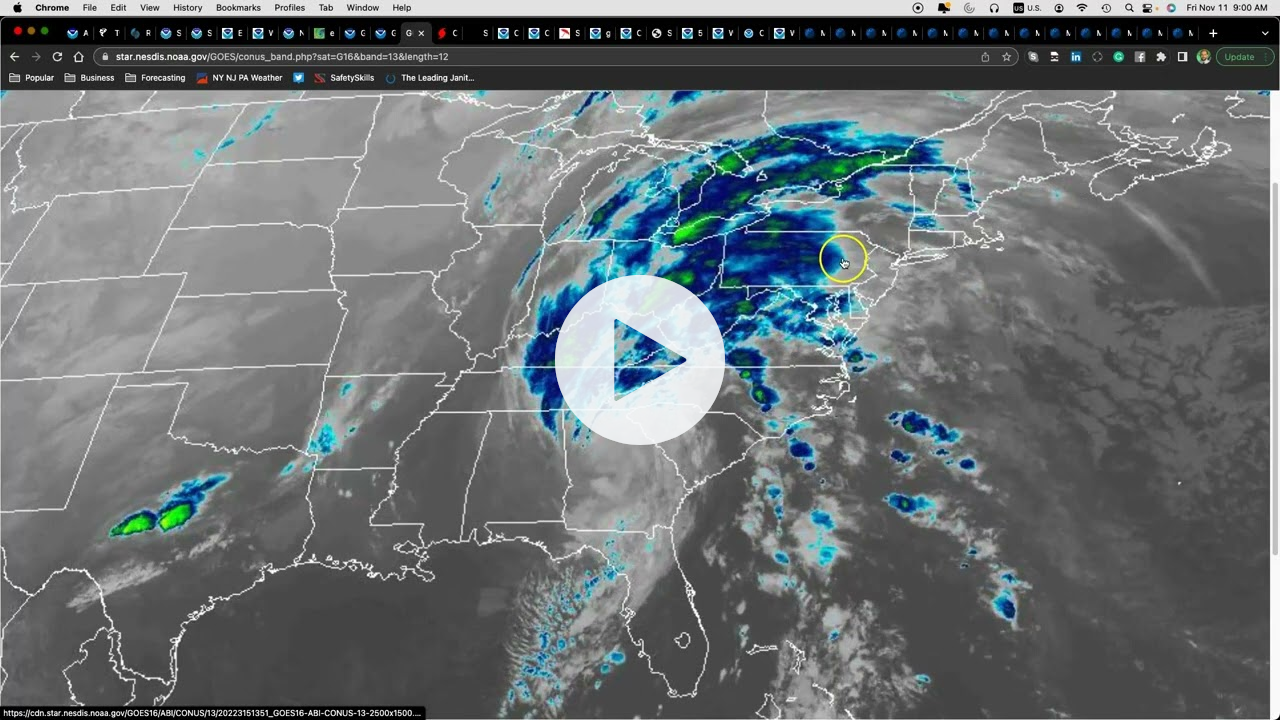 Remnants Of Nicole On The Way