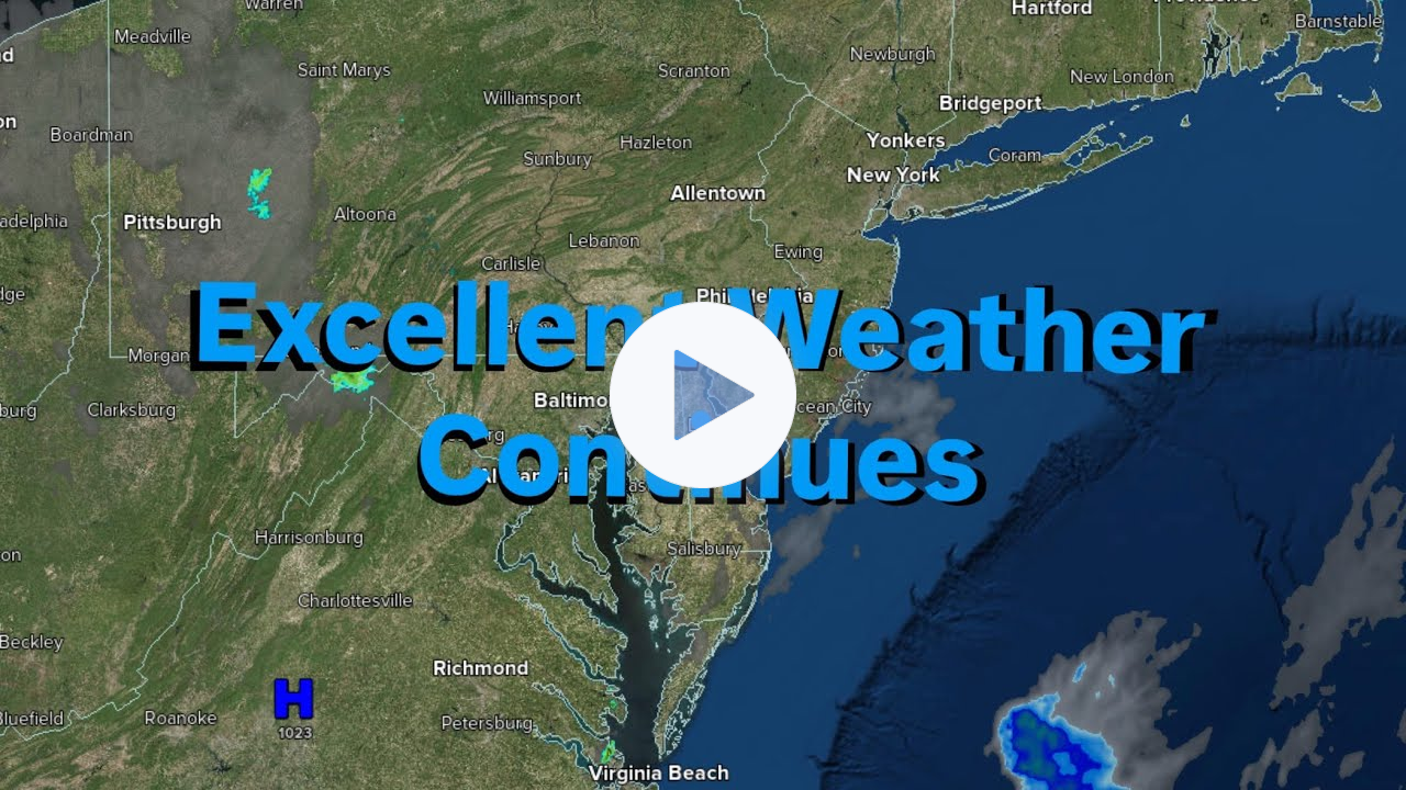 Excellent Weather Continues!
