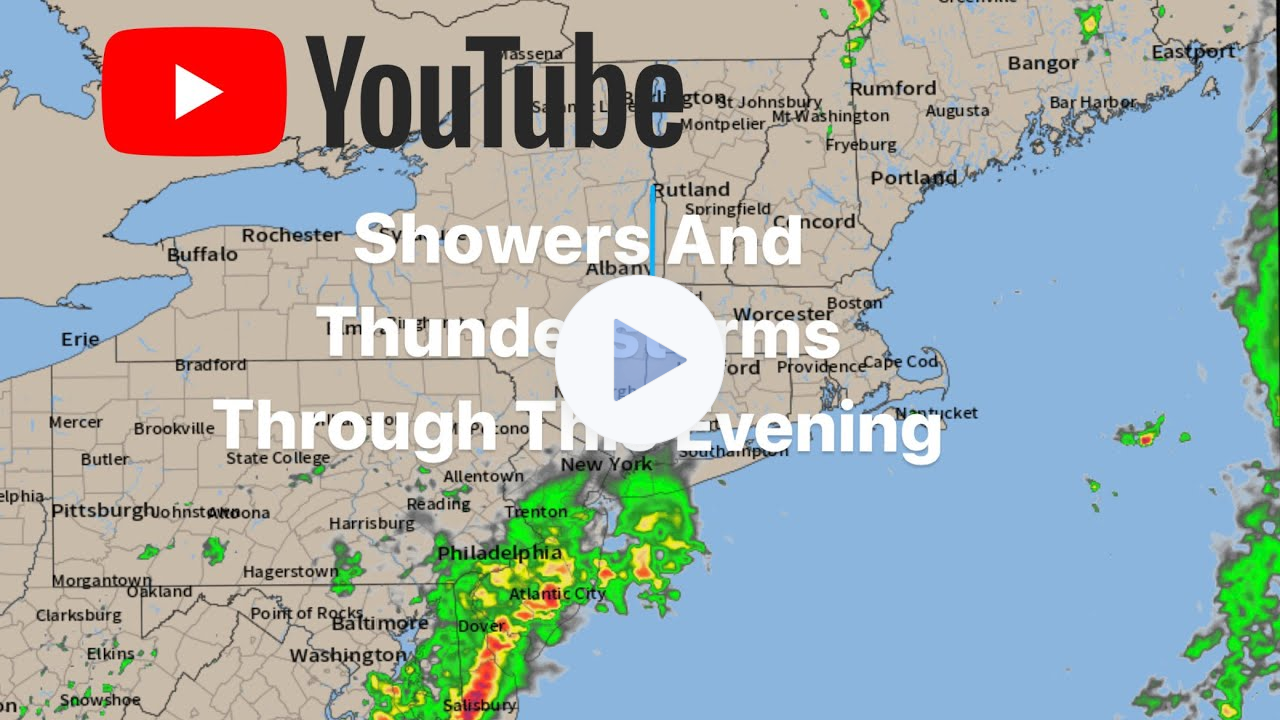 Showers And Thunderstorms Through This Evening