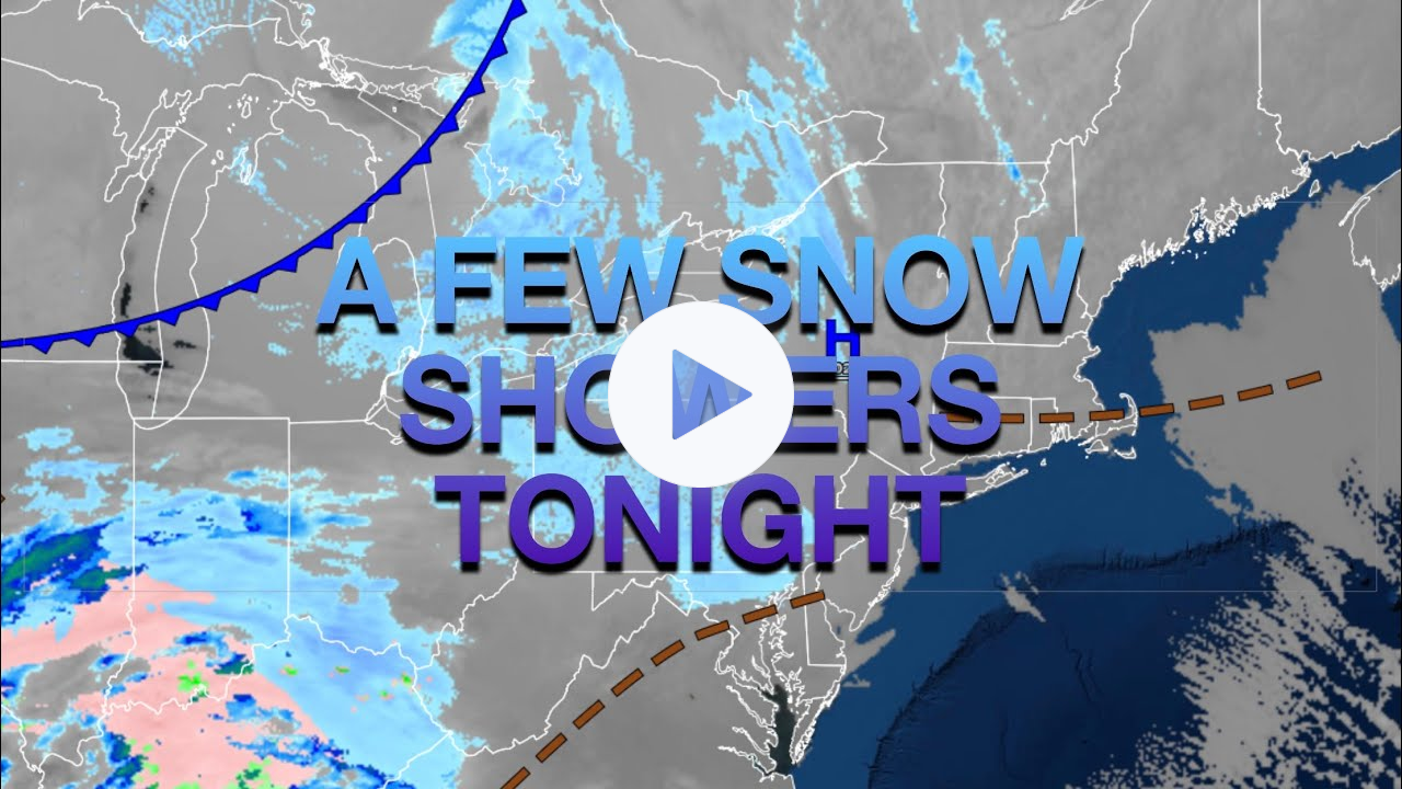 A Few Snow Showers Tonight