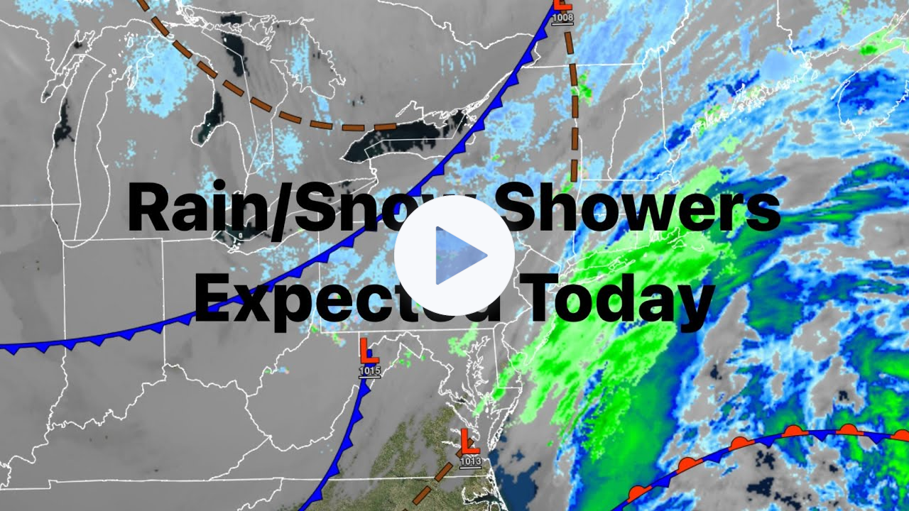 Rain/Snow Showers Expected Today