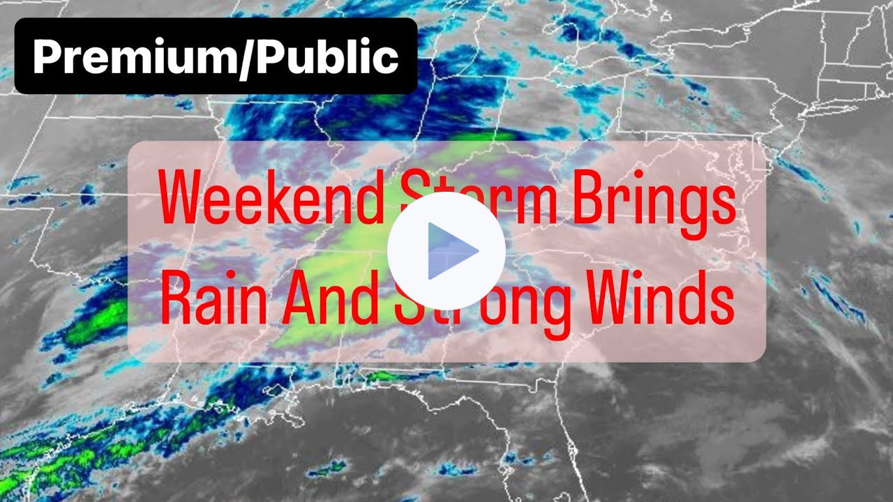 Weekend Storm Brings Rain And Strong Winds