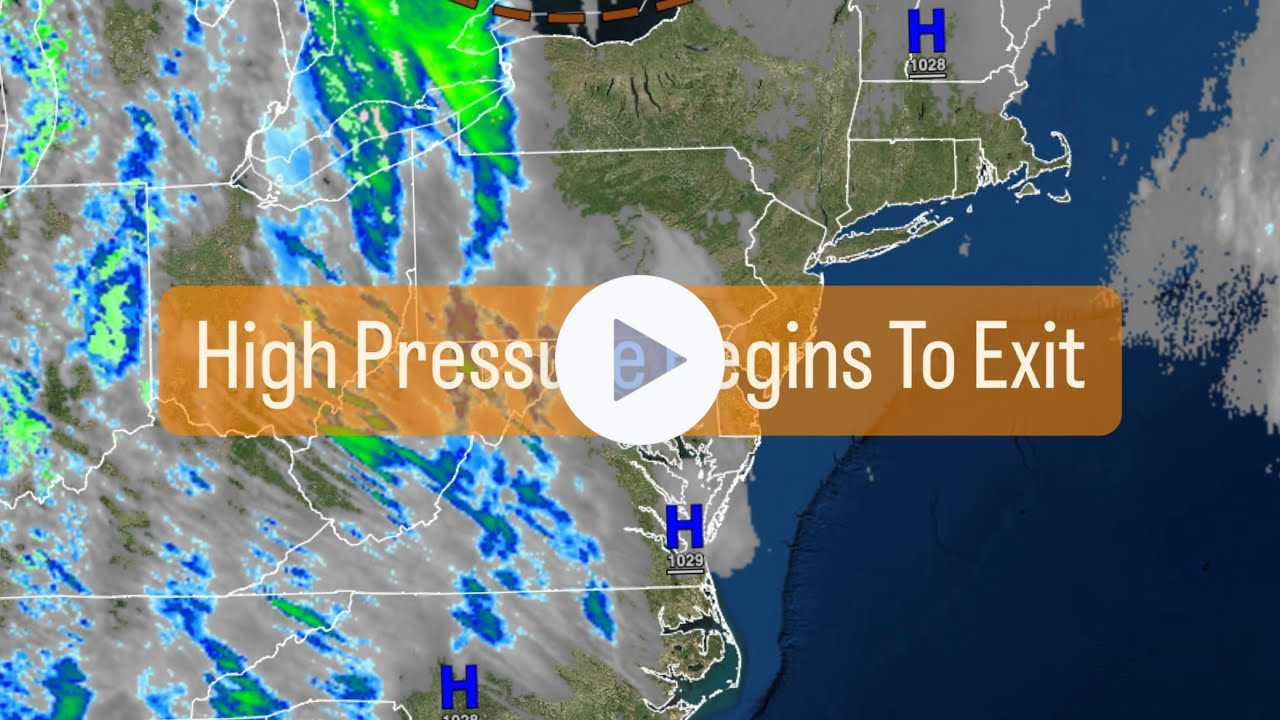 High Pressure Begins To Exit