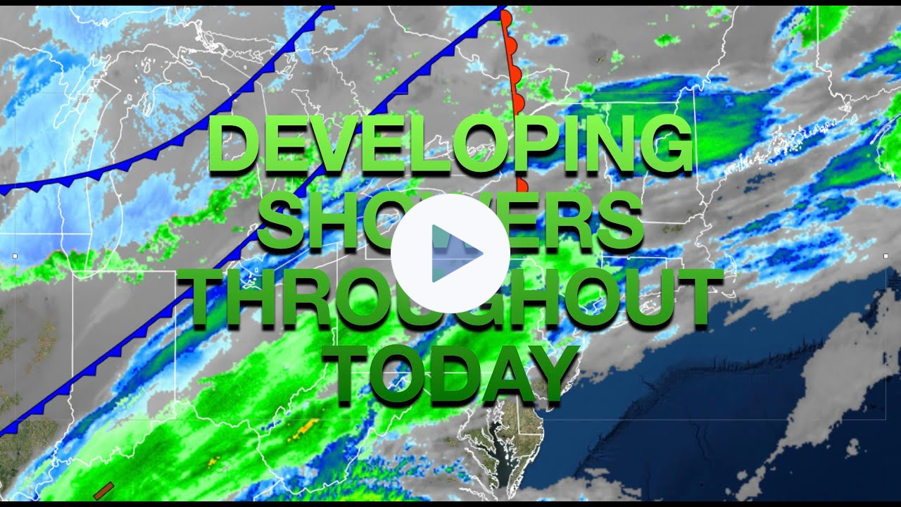 Developing Showers Throughout Today