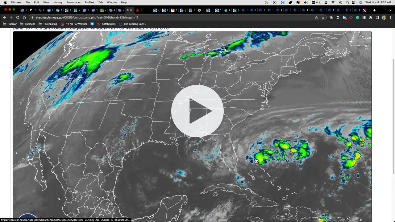 Tranquil Today, But Stormy End For The Week