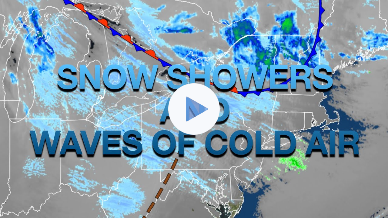 Snow Showers And Waves Of Cold Air