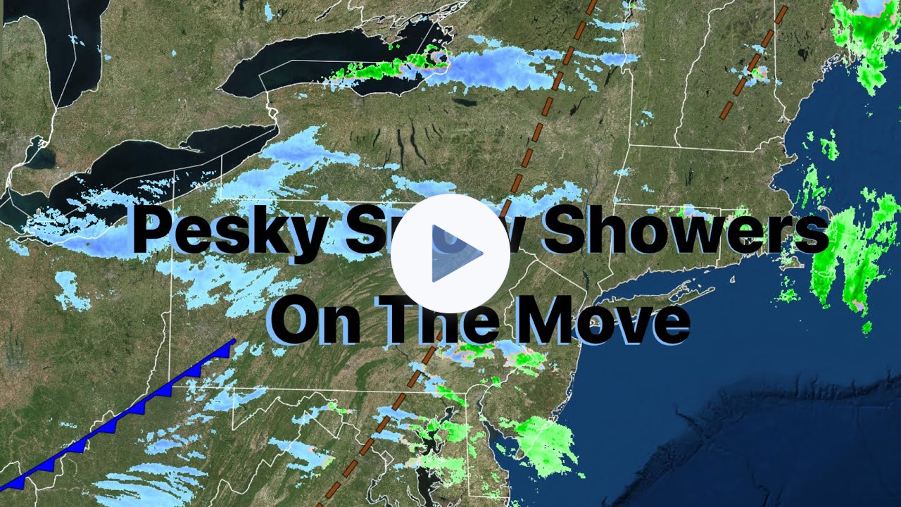 Pesky Snow Showers On The Move
