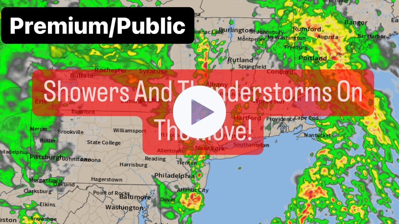 Showers And Thunderstorms On The Move!