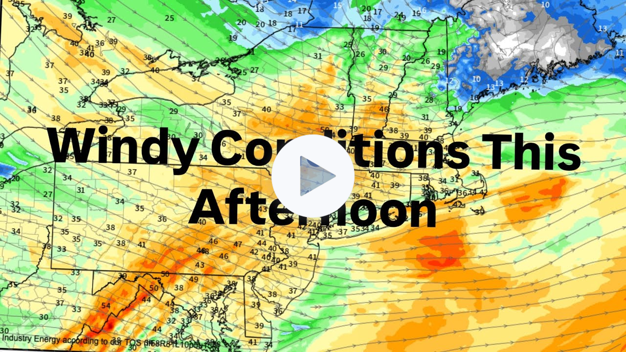 Windy Conditions This Afternoon
