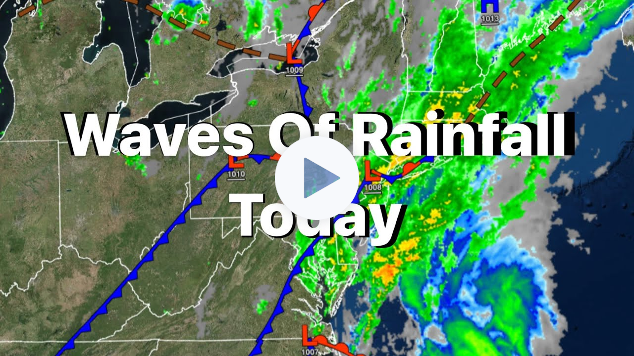 Waves Of Rainfall Today