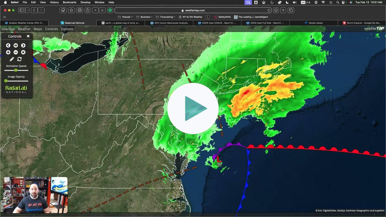 Live Update Of The February 13, 2024 Winter Storm 10 AM