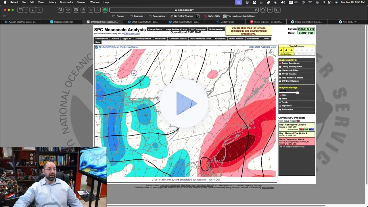 Storm Update On January 16, 2024, 9 AM