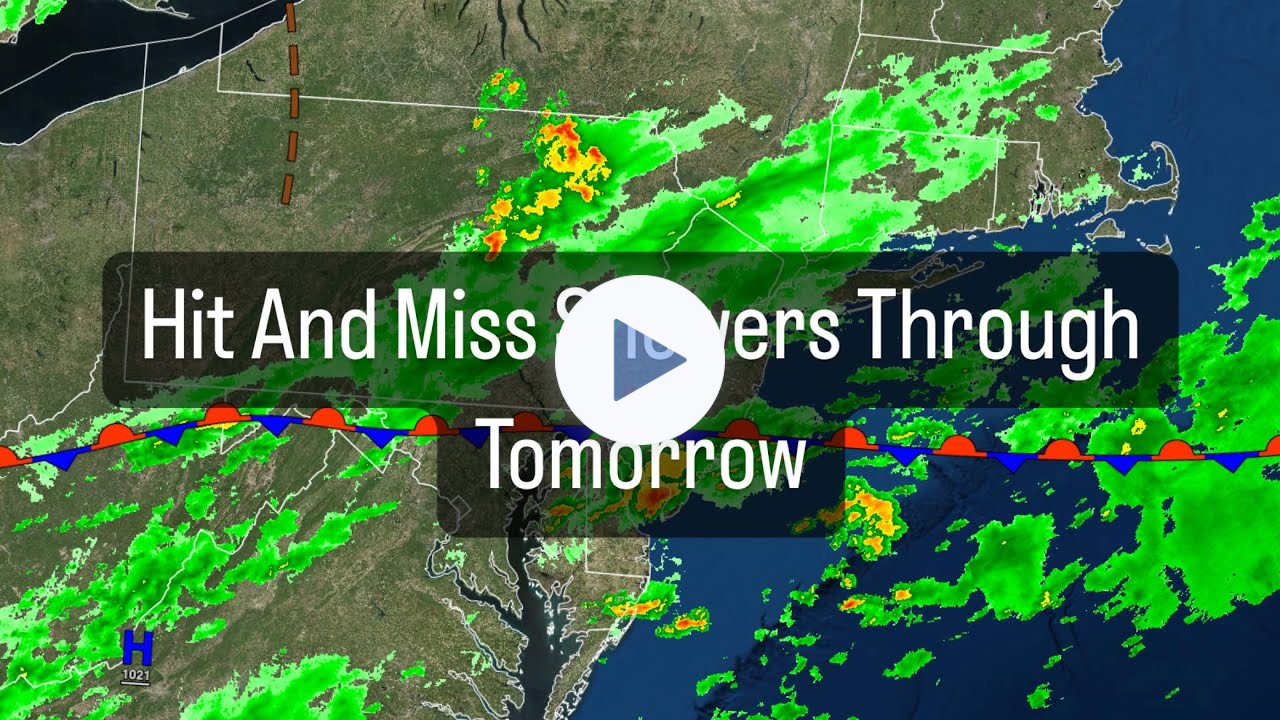 Hit And Miss Showers Through Tomorrow