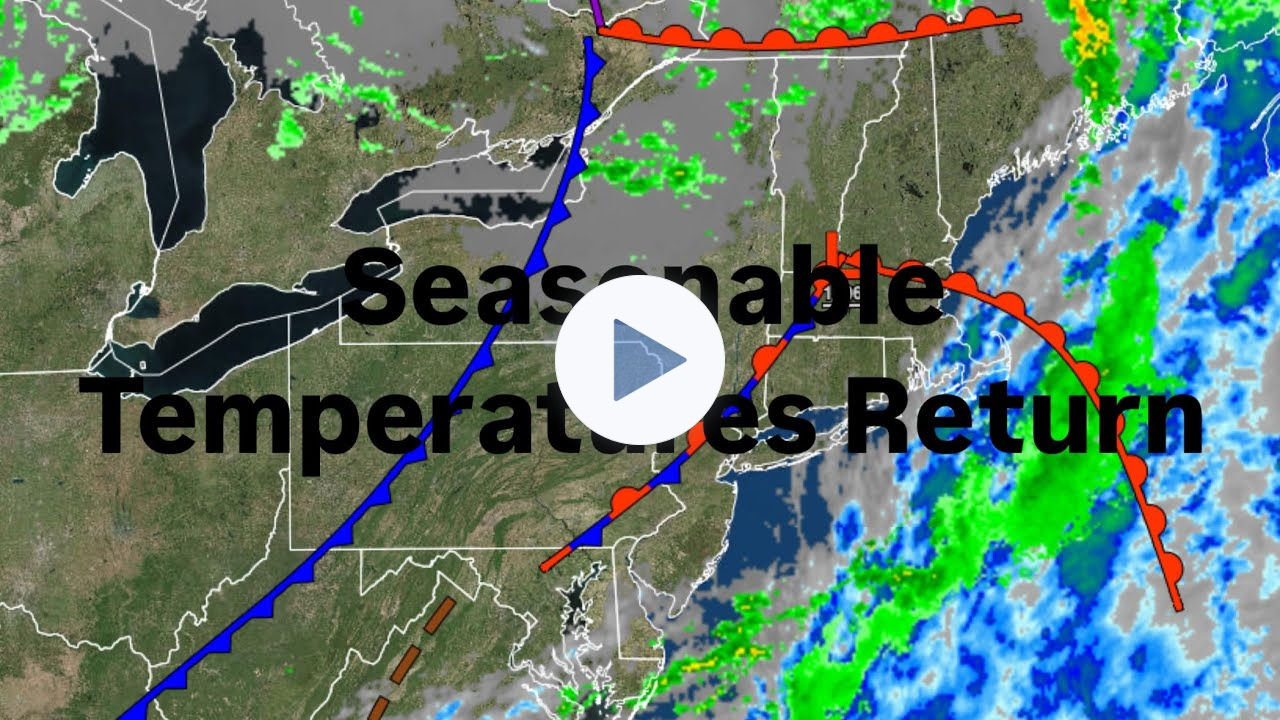 Seasonable Temperatures Return