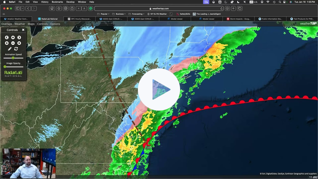 Storm Update On January 16, 2024 2 PM
