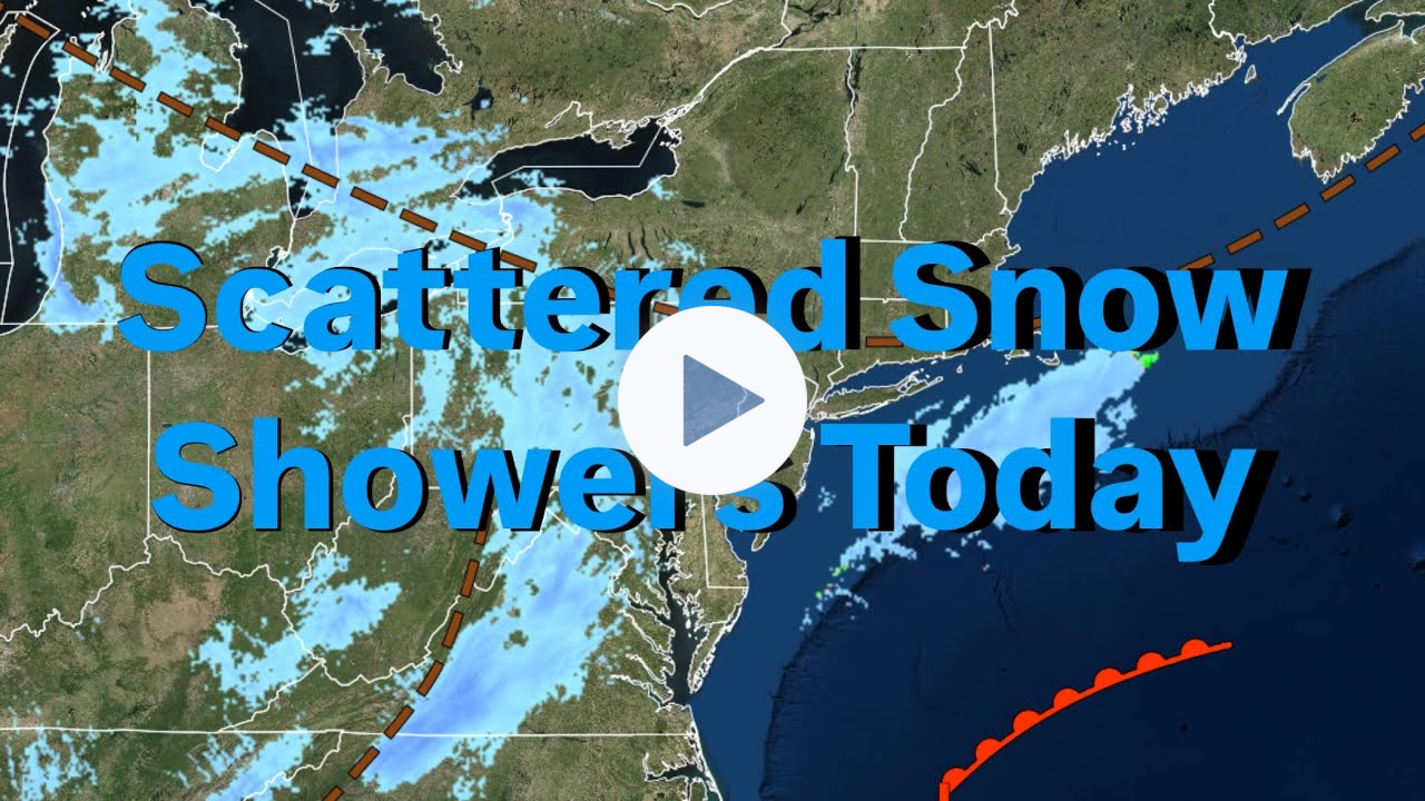 Scattered Snow Showers Today