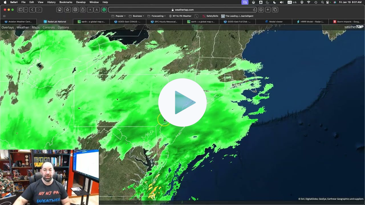 Live Update Of January 19, 2024 Winter Storm 8 AM