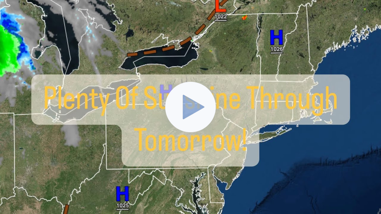 Plenty Of Sunshine Through Tomorrow