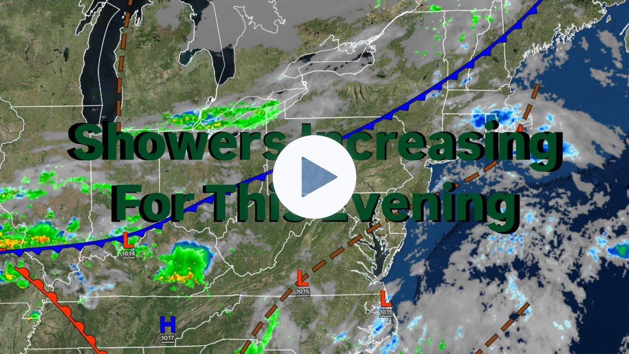 Showers Increasing For This Evening