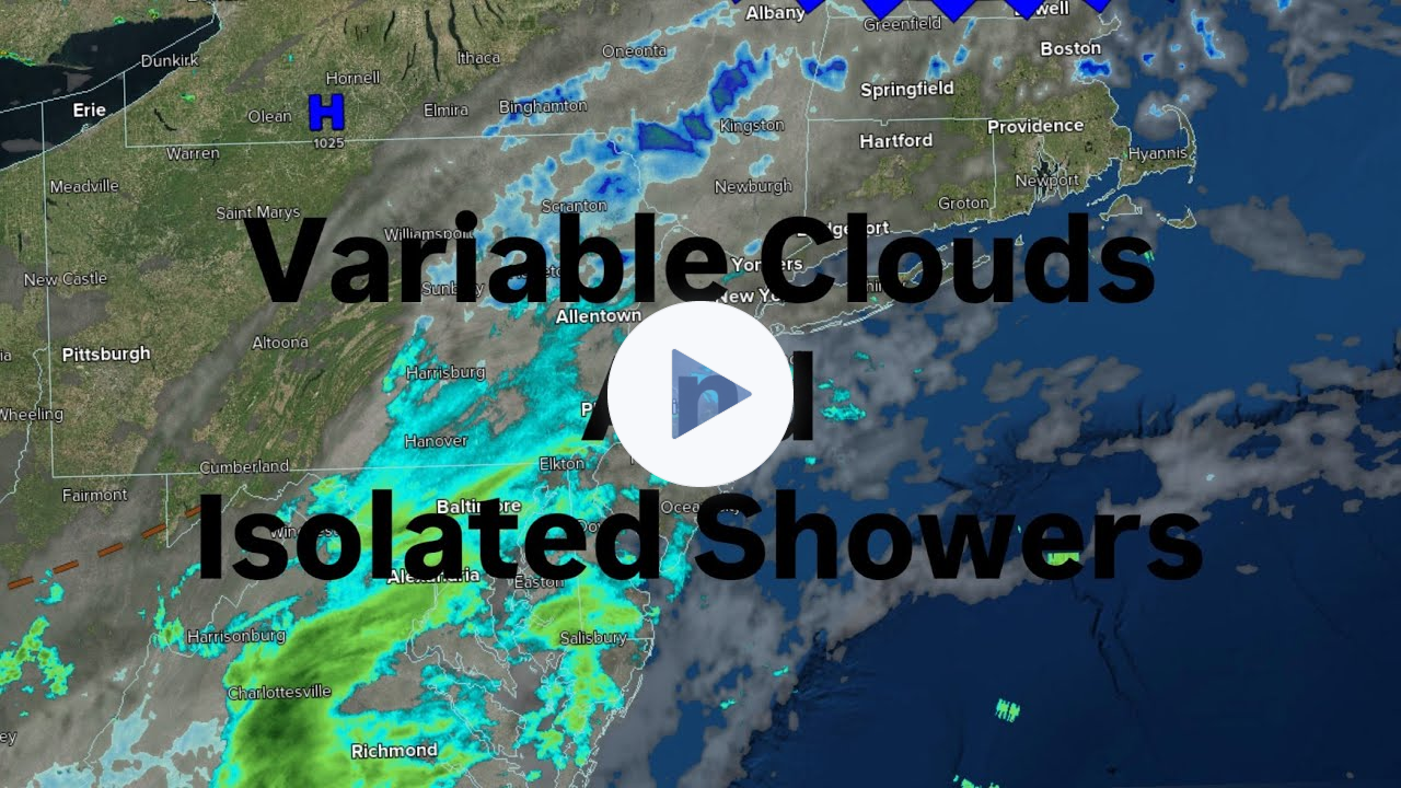 Variable Clouds And Isolated Showers