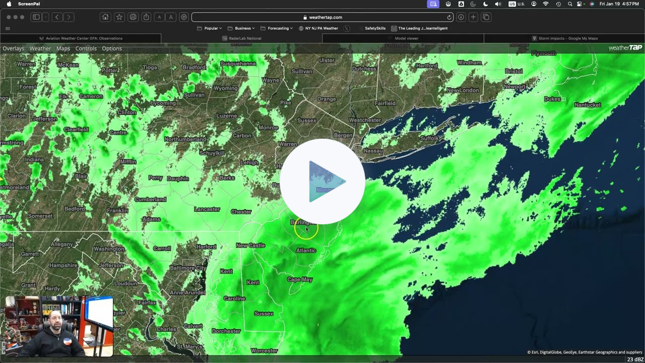 Live Update For January 19, 2024 Winter Storm 5 PM