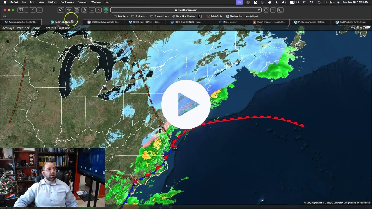 Storm Update On January 16, 2024 12 PM