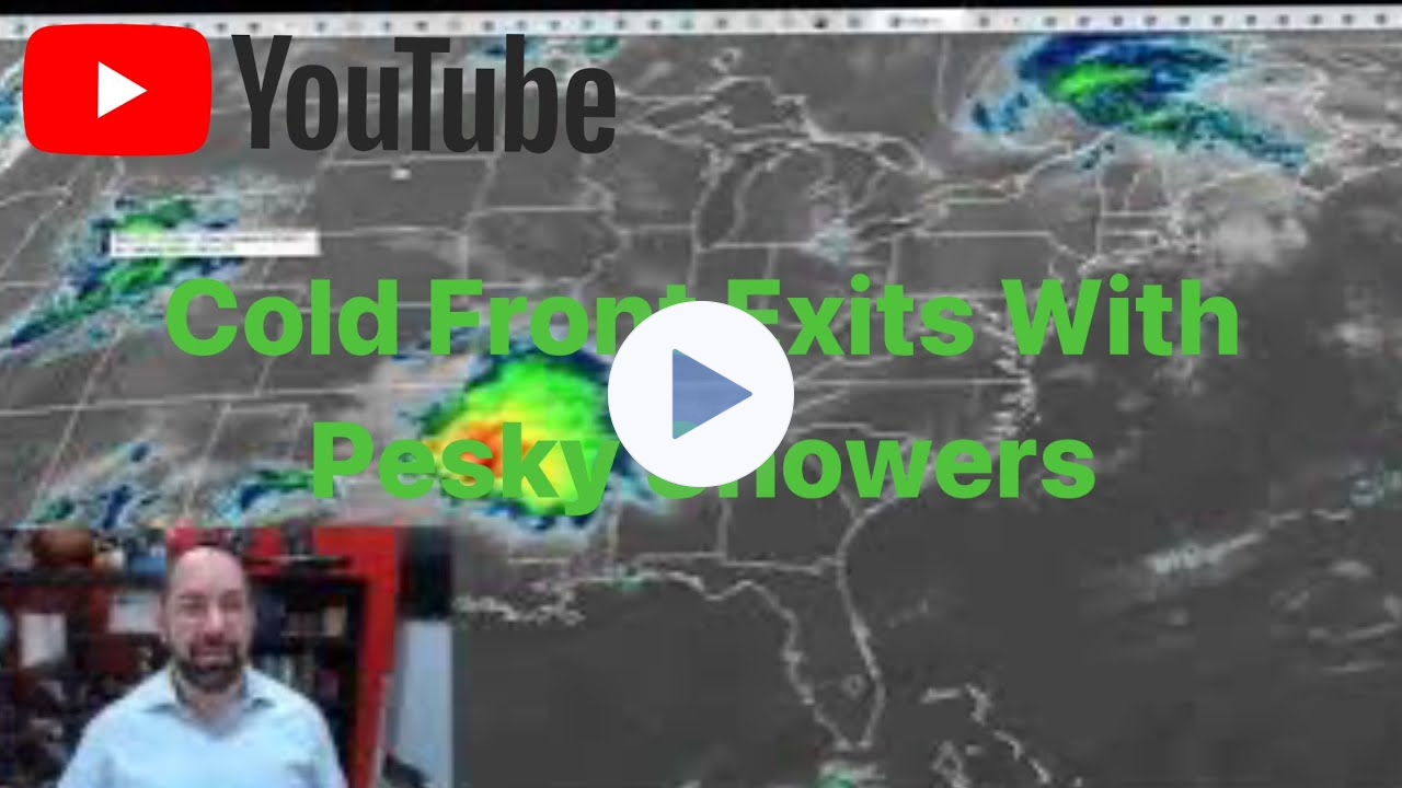 Cold Front Exits With A Few Pesky Showers