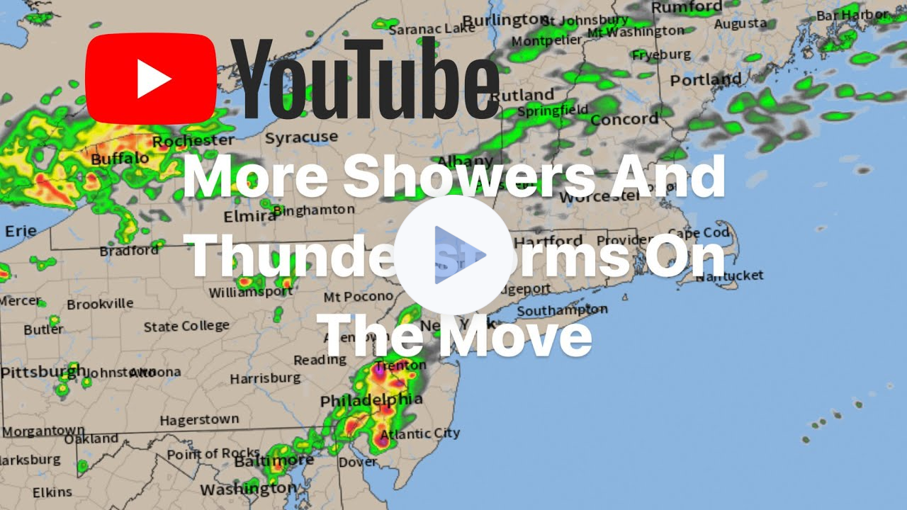 More Showers And Thunderstorms On The Move