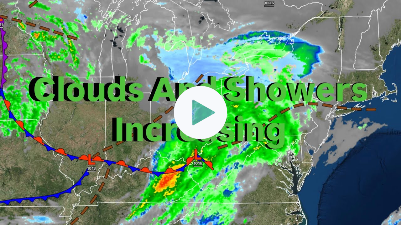 Clouds And Showers Increasing