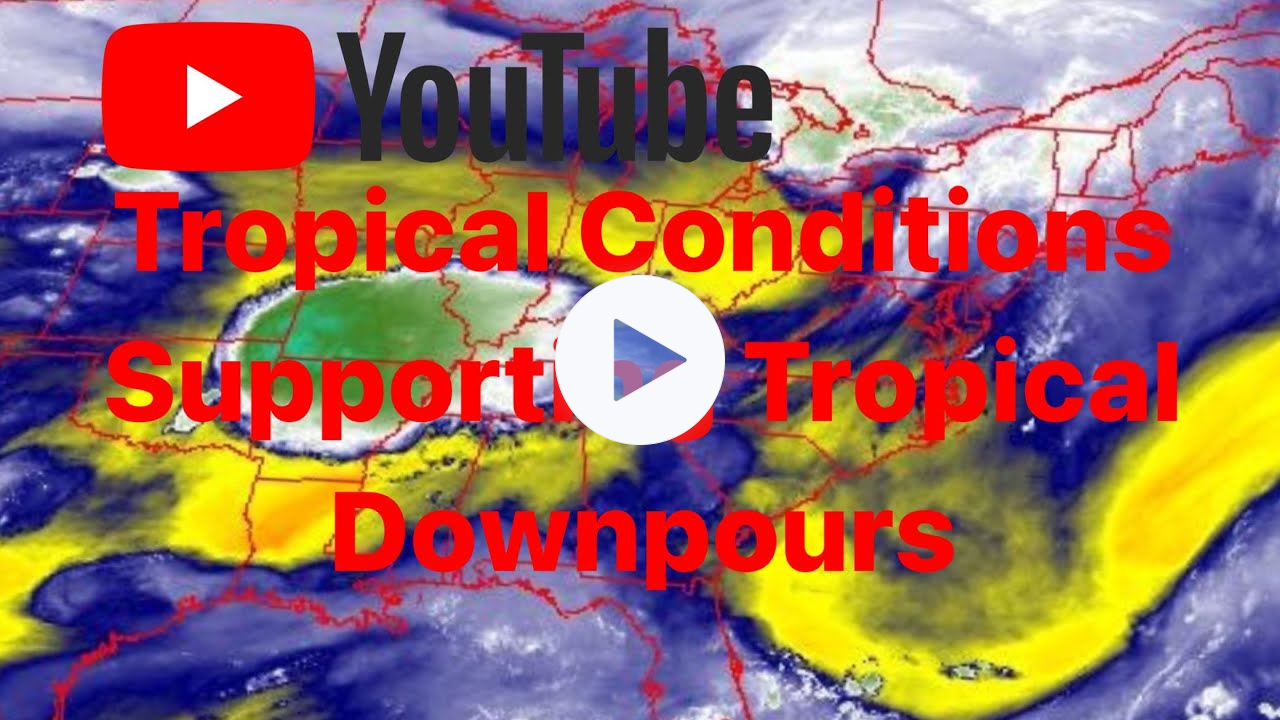 Tropical Conditions Supporting Tropical Downpours