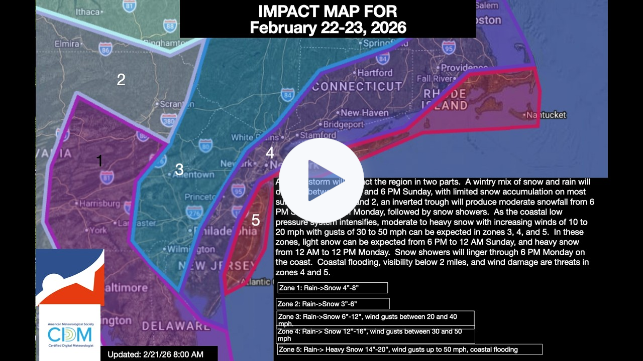 Winter Storm February 22-23,2026 Update